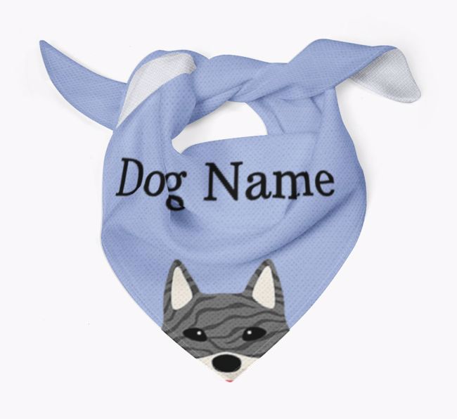 Personalised Dog Bandana with Peeking Yappicons for {dogsName}